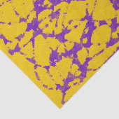 Paarse en goudkleurige kleuren tissuepapier (Detail)