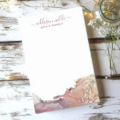 Paarse en goudmatige kunst Vloeibare Waterverf Ink Post-it® Notes