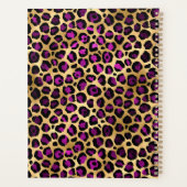 Paarse en goudolieramp met de luipaard planner (Achterkant)