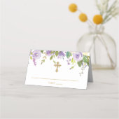 Paarse en goudplatte Baptisme Folded (Voorkant)