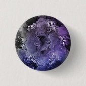 Paarse en grijze marmeragate ronde button 3,2 cm (Voorkant)