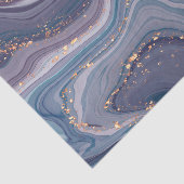 Paarse en grijze vloeibare marmer tissuepapier (Detail)