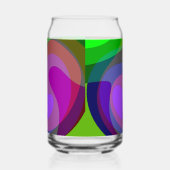 Paarse en groene 403 blikvorm glas (Links)