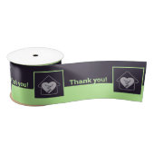 Paarse en groene aangepaste Logo Hartelijk dank Lint (Spoel)