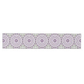 Paarse en groene mandala patroon ontwerp medium tafelloper (Horizontaal)