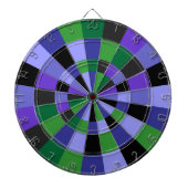 Paarse en groene schaduw dartbord (Voorkant)