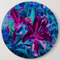 Paarse en hete roze abstracte oosterse leliebloeme