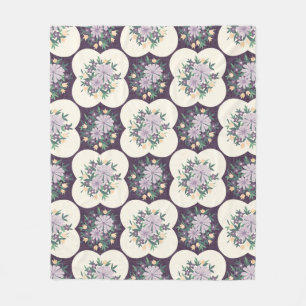Paarse en lavendel babydeken fleece deken