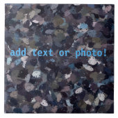 Paarse en lavender Paint Splatter Tegeltje (Voorkant)