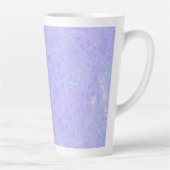 Paarse en multicolorvlokken latte mok (Rechts)