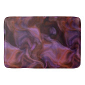 paarse en oranje Marmer abstract Badmat (Voorkant)