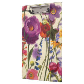 Paarse en Oranje papaver Melody Klembord (Links)