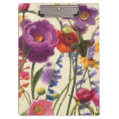 Paarse en Oranje papaver Melody Klembord (Voorkant)