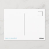 Paarse en Oranje Wetenschappelijke Dank Je Wel  Briefkaart (Achterkant)