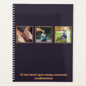 Paarse en Oranje zorgplanner Planner (Voorkant)