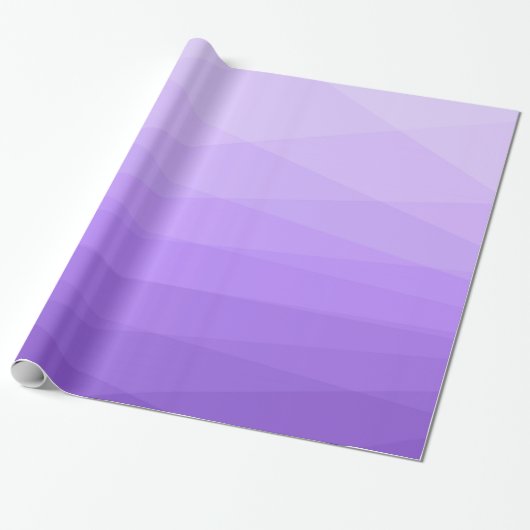 Paarse en polygonale lavendel cadeaupapier (Uitgerold)