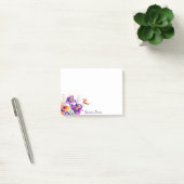 Paarse en rode gepersonaliseerde Iris Post-it® Notes (Kantoor)