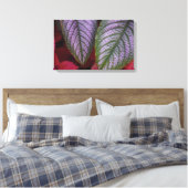 Paarse en rode verlaten canvas afdruk (Insitu (Slaapkamer))