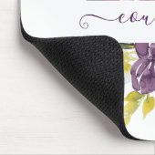 Paarse en rode waterverf muismat (Hoek)