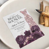 Paarse en Roos goudbloemen en gezaagd Vrijgezellen Kaart