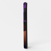 Paarse en Roos gouden halve cirkels, naam wit Case-Mate iPhone Case (Achterkant/links)