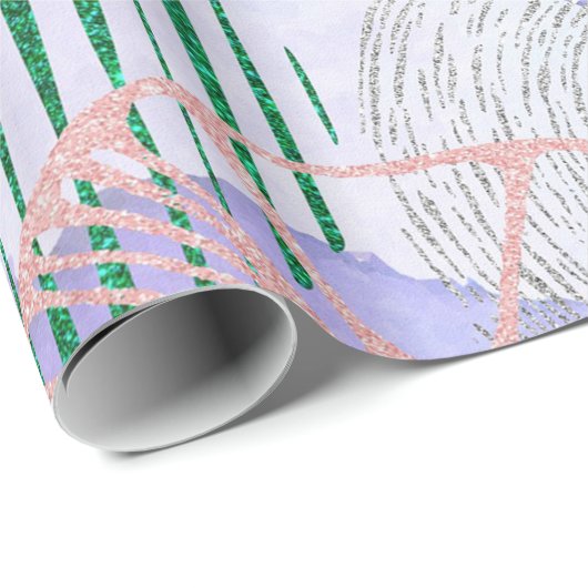 Paarse en roze Abstracte achtergrond Cadeaupapier (Rol Hoek)