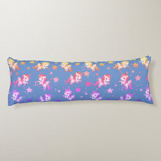 Paarse en roze Baby Pillow Lichaamskussen (Achterkant)
