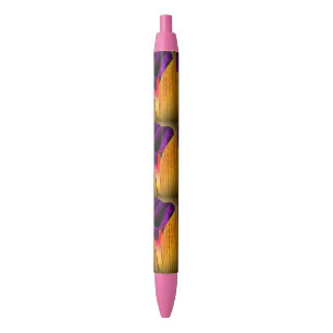 Paarse en Roze Bloem Pen