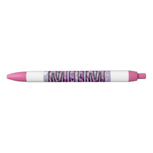 Paarse en roze design pen voor mama