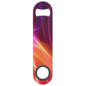 Paarse en roze golven speed flessenopener (Achterkant)