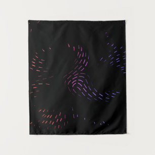 Paarse en roze lichten wandkleed