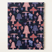  Paarse en roze paddenstoelen Planner (Achterkant)