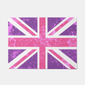 Paarse en roze Uniefaciliteit, Londense vlag Deurmat (Voorkant)