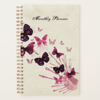Paarse en Roze Vlinder (bijgewerkt) Planner