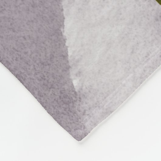 Paarse en roze Waterverf Abstract Fleece Deken (Hoek)