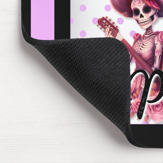 Paarse en Suikerschedel Muismat (Hoek)