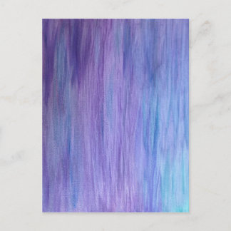Paarse en Turquoise Fusion Briefkaart