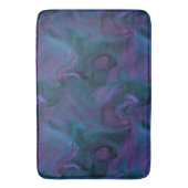paarse en turquoise Marmer abstract Badmat (Voorkant Verticaal)
