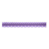 Paarse en witte Chevron en Polka Dots Lint (Voorkant)