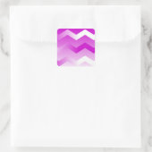 Paarse en witte Chevron Envelope Stickers (Tas)
