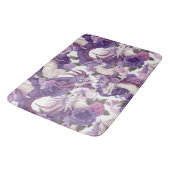 Paarse en witte dragons en Rozen Bath Mat (Gekanteld)