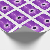 Paarse en witte fractal cadeaupapier (Hoek)