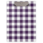 Paarse en witte gingham Pattern Klembord (Voorkant)