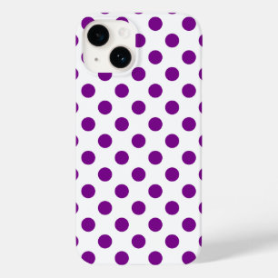 Paarse en witte haarpunten Case-Mate iPhone 14 hoesje