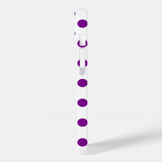 Paarse en witte haarpunten Case-Mate iPhone case (Achterkant / Links)