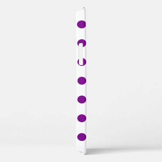 Paarse en witte haarpunten Case-Mate iPhone case (Achterkant / Rechts)