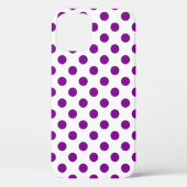 Paarse en witte haarpunten Case-Mate iPhone case (Achterkant)