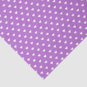 Paarse en witte harten | Custom Tissuepapier (Detail)