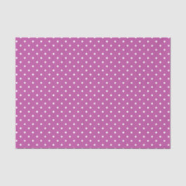 PAARSE EN WITTE MAASTER POLKA DOTS TISSUEPAPIER