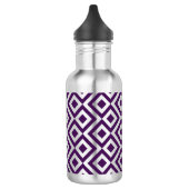 Paarse en witte mander waterfles  (Links)